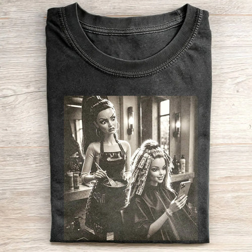 Hairdresser Funny Salon Meme Gift T-Shirt