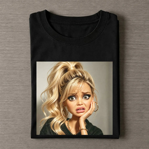 Disgusted Face Girl Funny Meme Tee