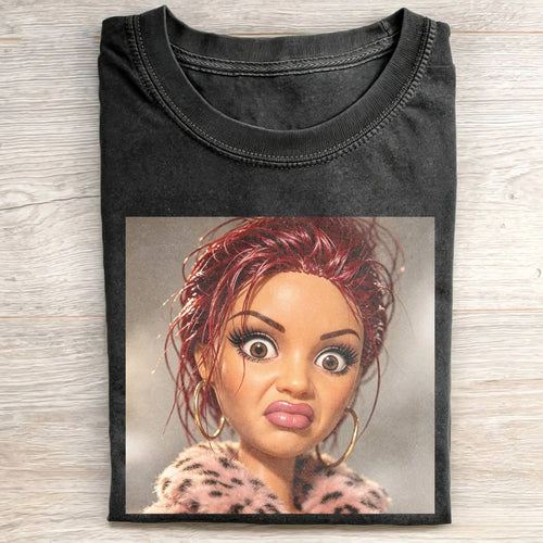 Disgusted Girl Face Funny Meme Tee