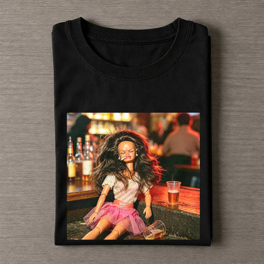 Party Nightlife Feral Girl Funny Meme T-Shirt