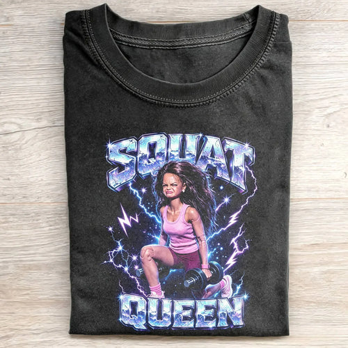Unhinged Gym Girl Face Funny Meme Tee
