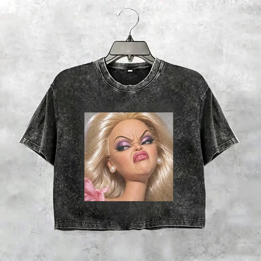 Disgusted Face Girls Funny Meme Tee