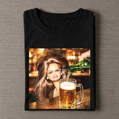 Party Nightlife Feral Girl Funny Meme T-Shirt
