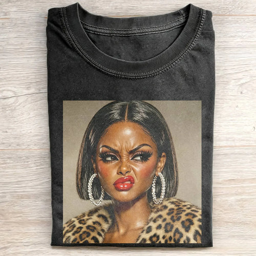 Disgusted Face Girls Funny Meme Tee