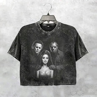 Halloween Wacky Girls Funny Meme Tee