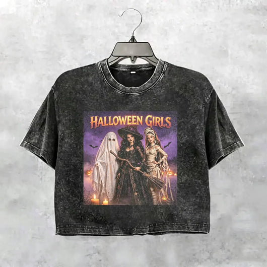 Halloween Wacky Girls Funny Meme Tee