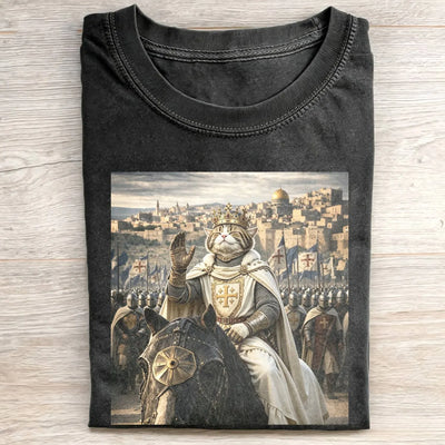 WACKY CAT FAITH FUNNY MEME TEE