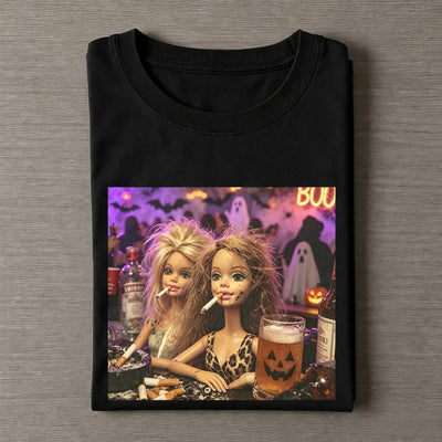 Halloween Wacky Girls Funny Meme Tee