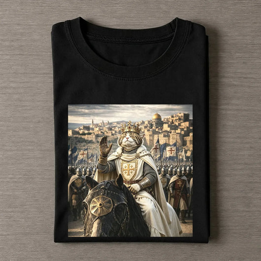 WACKY CAT FAITH FUNNY MEME TEE