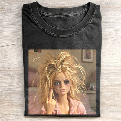 Unhinged Girl Funny Meme Tee