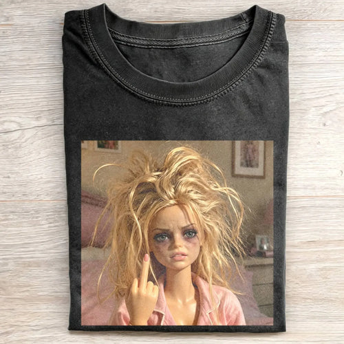 Unhinged Girl Funny Meme Tee