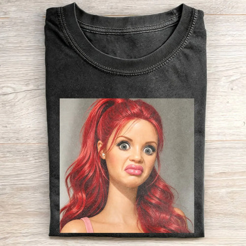 Disgusted Face Girl Funny Meme Tee