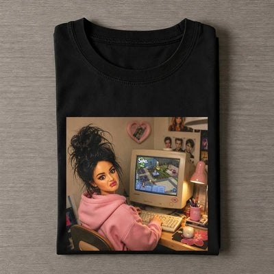 Unhinged Girl Funny Meme Tee