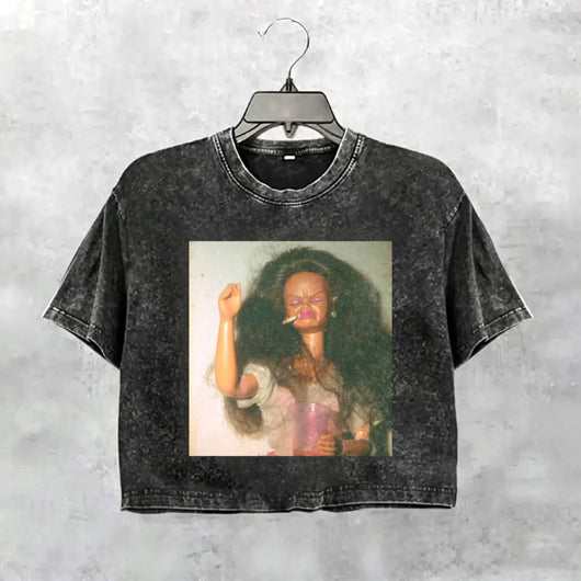 Party Nightlife Feral Girl Funny Meme T-Shirt