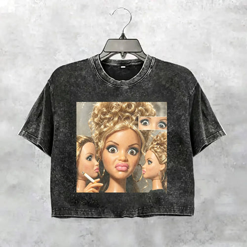Disgusted Girl Face Funny Meme Tee
