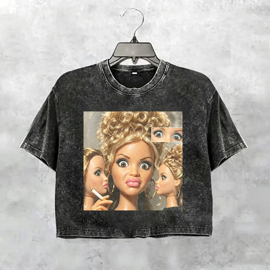 Disgusted Girl Face Funny Meme Tee