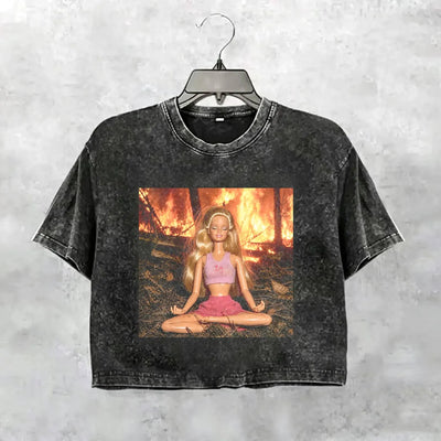 Unhinged Girl Funny Meme Tee