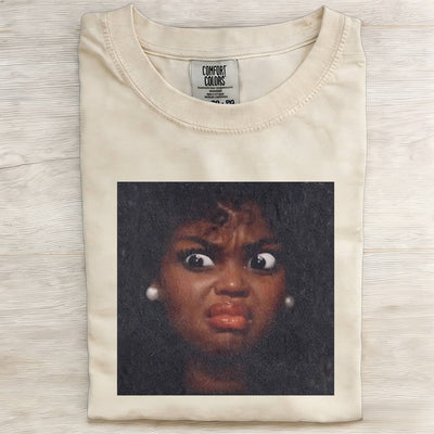 I Dislike Mood Black Skin Girl Funny Meme Graphic Tee