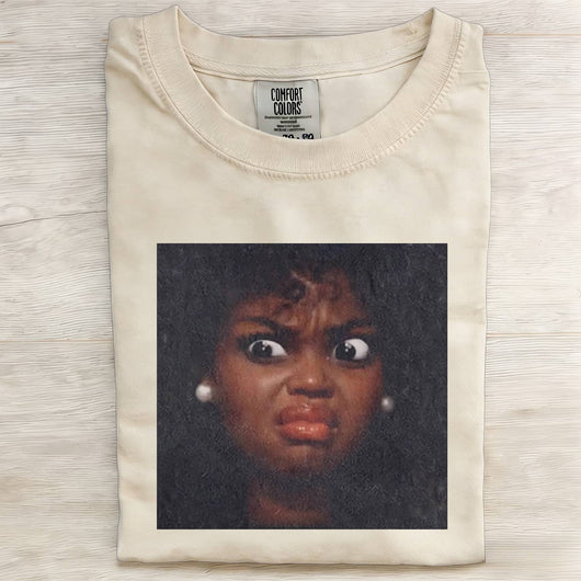 I Dislike Mood Black Skin Girl Funny Meme Graphic Tee