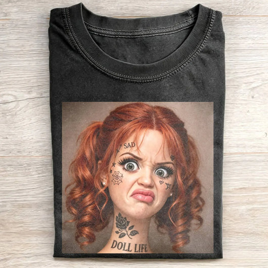 Disgusted Face Girl Funny Meme Tee