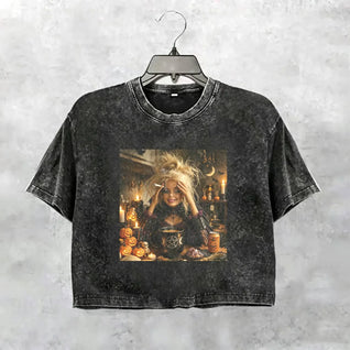 Halloween Wacky Girls Funny Meme Tee