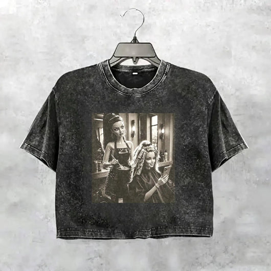Hairdresser Funny Salon Meme Gift T-Shirt
