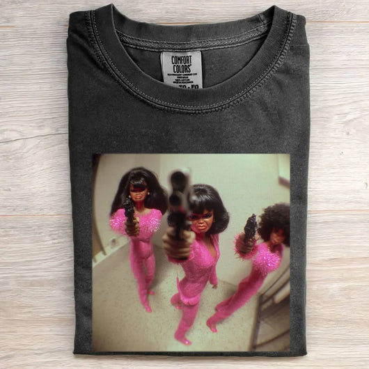 Battle Girl Funny Meme Retro Graphic Tee