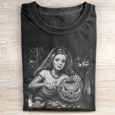Halloween Wacky Girls Funny Meme Tee