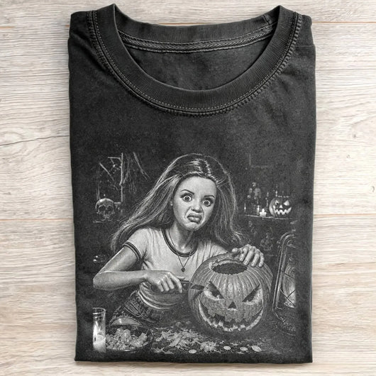Halloween Wacky Girls Funny Meme Tee