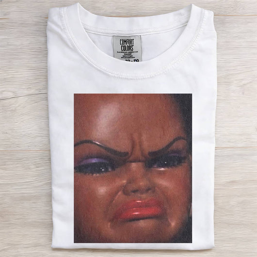 Crying Black Skin Girl Funny Meme Graphic Tee