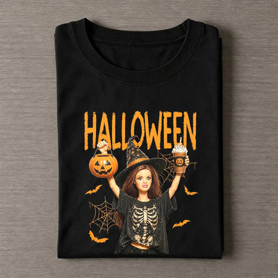 Halloween Wacky Girls Funny Meme Tee