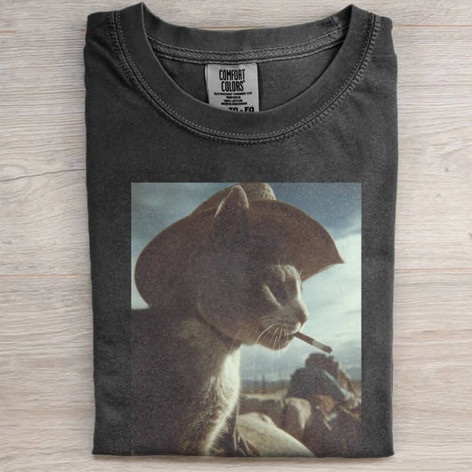 COWBOY CAT TEE