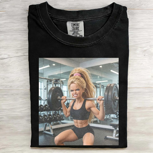 Gym Girl Vibe Funny Meme Graphic Tee