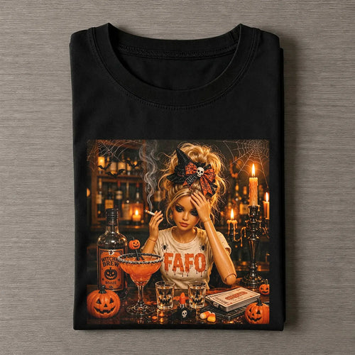 Halloween Wacky Girls Funny Meme Tee