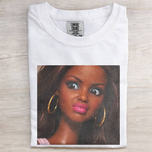 Disgusted Black Skin Girl Funny Meme Graphic Tee
