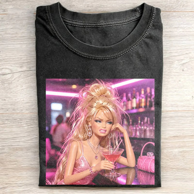 Party Nightlife Feral Girl Funny Meme T-Shirt