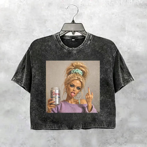 Disgusted Face Girl Funny Meme Tee