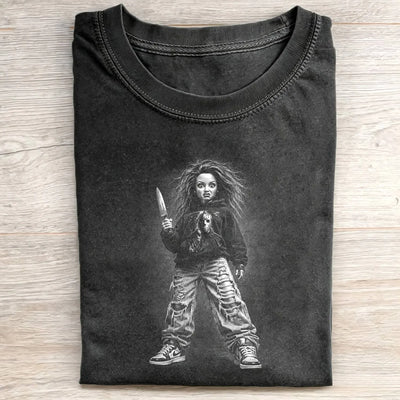 Halloween Wacky Girls Funny Meme Tee