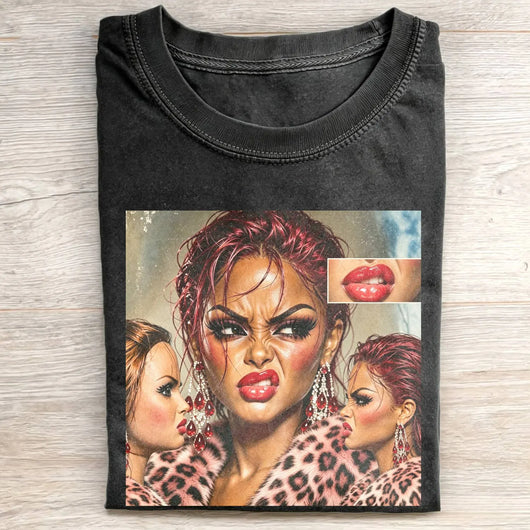 Disgusted Girl Face Funny Meme Tee