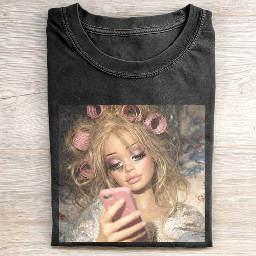 Unhinged Girl Funny Meme Tee