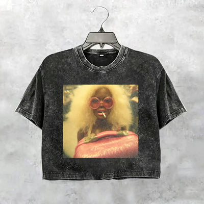 Disgusted Face Black Skin Girl Funny Meme Tee