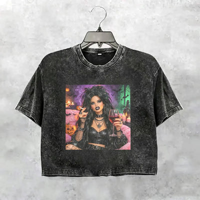 Halloween Wacky Girls Funny Meme Tee