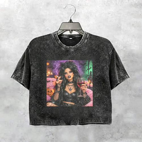 Halloween Wacky Girls Funny Meme Tee