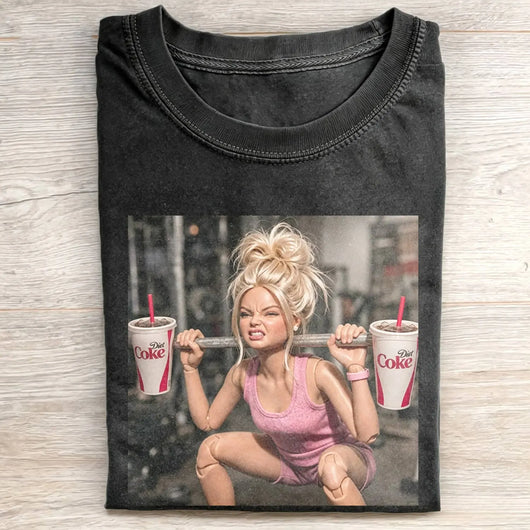 Unhinged Gym Girl Face Funny Meme Tee