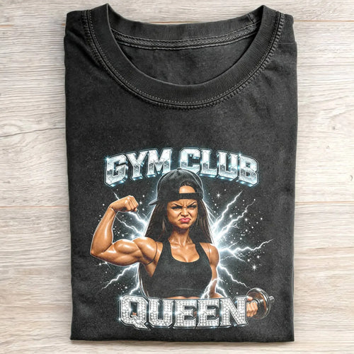 Unhinged Gym Girl Face Funny Meme Tee