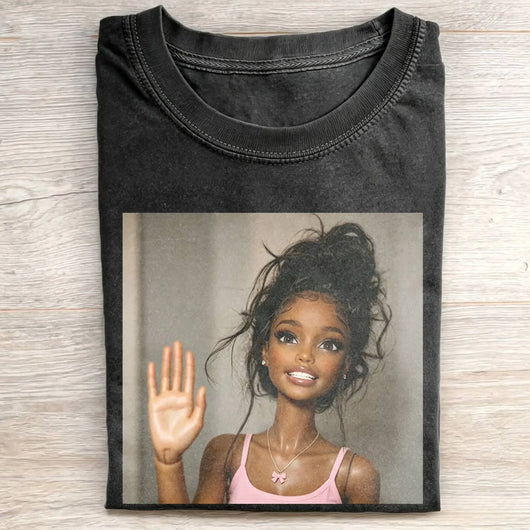 Disgusted Face Black Skin Girl Funny Meme Tee
