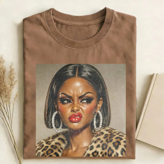 Disgusted Face Girls Funny Meme Tee