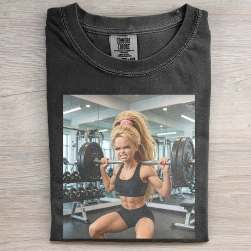 Gym Girl Vibe Funny Meme Graphic Tee
