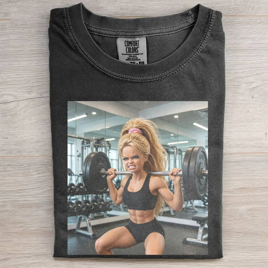 Gym Girl Vibe Funny Meme Graphic Tee