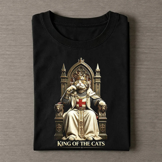 WACKY CAT FAITH FUNNY MEME TEE
